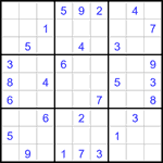 Судоку 9х9 #3194 средний