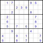 Судоку 9х9 #3197 средний