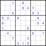 Судоку 9х9 #3198 средний
