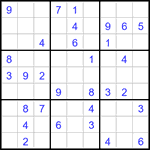 Судоку 9х9 #3200 средний