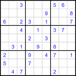 Судоку 9х9 #3205 средний