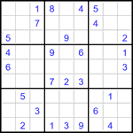 Судоку 9х9 #3207 средний