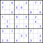 Судоку 9х9 #3208 средний