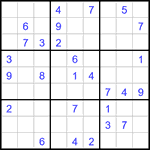 Судоку 9х9 #3209 средний