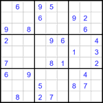 Судоку 9х9 #3210 средний
