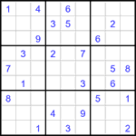 Судоку 9х9 #3213 средний