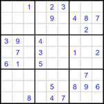 Судоку 9х9 #3216 средний