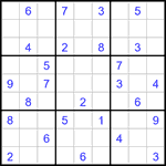 Судоку 9х9 #3220 средний