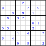 Судоку 9х9 #3200 трудный
