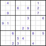 Судоку 9х9 #3195 очень трудный