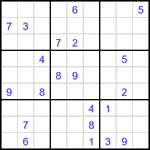 Судоку 9х9 #3203 очень трудный