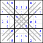 Судоку BX 9х9 #2 легкий Судоку BX 9х9 #2 легкий