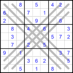 Судоку BX 9х9 #21 легкий Судоку BX 9х9 #21 легкий
