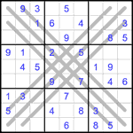 Судоку BX 9х9 #23 легкий Судоку BX 9х9 #23 легкий