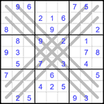 Судоку BX 9х9 #24 легкий Судоку BX 9х9 #24 легкий