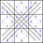 Судоку BX 9х9 #25 легкий Судоку BX 9х9 #25 легкий