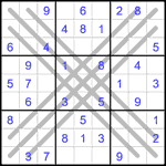 Судоку BX 9х9 #27 легкий Судоку BX 9х9 #27 легкий