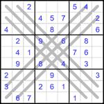 Судоку BX 9х9 #28 легкий Судоку BX 9х9 #28 легкий