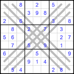 Судоку BX 9х9 #29 легкий Судоку BX 9х9 #29 легкий