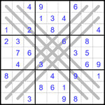 Судоку BX 9х9 #30 легкий Судоку BX 9х9 #30 легкий