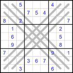 Судоку BX 9х9 #3 средний Судоку BX 9х9 #3 средний