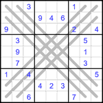 Судоку BX 9х9 #4 средний Судоку BX 9х9 #4 средний