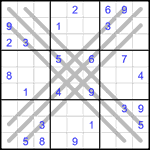 Судоку BX 9х9 #21 средний Судоку BX 9х9 #21 средний