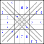 Судоку BX 9х9 #22 средний Судоку BX 9х9 #22 средний
