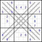 Судоку BX 9х9 #23 средний Судоку BX 9х9 #23 средний