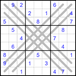 Судоку BX 9х9 #26 средний Судоку BX 9х9 #26 средний
