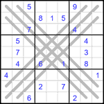 Судоку BX 9х9 #28 средний Судоку BX 9х9 #28 средний