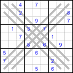 Судоку BX 9х9 #29 средний Судоку BX 9х9 #29 средний