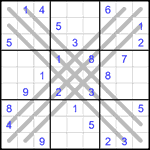 Судоку BX 9х9 #30 средний Судоку BX 9х9 #30 средний