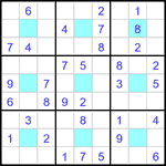 Судоку-центр 9х9 #32 легкий Судоку-центр 9х9 #32 легкий