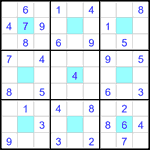 Судоку-центр 9х9 #33 легкий Судоку-центр 9х9 #33 легкий