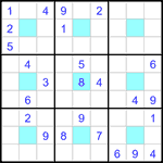 Судоку-центр 9х9 #34 средний Судоку-центр 9х9 #34 средний