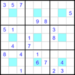 Судоку-центр 9х9 #33 трудный Судоку-центр 9х9 #33 трудный