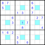 Судоку-центр 9х9 #35 трудный Судоку-центр 9х9 #35 трудный