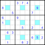 Судоку-центр 9х9 #33 очень трудный Судоку-центр 9х9 #33 очень трудный