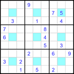 Судоку-центр 9х9 #35 очень трудный Судоку-центр 9х9 #35 очень трудный
