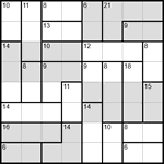 Судоку-убийца 8х8 #3 легкий Судоку-убийца 8х8 #3 легкий