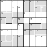 Судоку-убийца 8х8 #7 легкий Судоку-убийца 8х8 #7 легкий