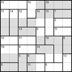 Судоку-убийца 8х8 #2 средний Судоку-убийца 8х8 #2 средний