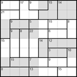 Судоку-убийца 8х8 #5 средний Судоку-убийца 8х8 #5 средний