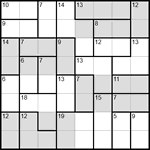 Судоку-убийца 8х8 #3 трудный Судоку-убийца 8х8 #3 трудный