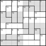 Судоку-убийца 8х8 #4 трудный Судоку-убийца 8х8 #4 трудный