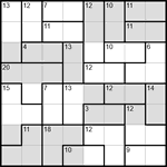 Судоку-убийца 8х8 #7 трудный Судоку-убийца 8х8 #7 трудный