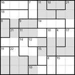 Судоку-убийца 8х8 #1 очень трудный Судоку-убийца 8х8 #1 очень трудный