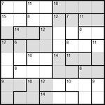 Судоку-убийца 8х8 #5 очень трудный Судоку-убийца 8х8 #5 очень трудный