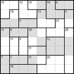 Судоку-убийца 8х8 #7 очень трудный Судоку-убийца 8х8 #7 очень трудный